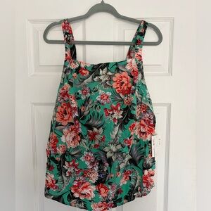 NWT Abound floral summer tank size XL